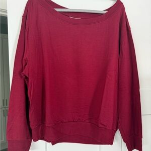 Women's Long Sleeve Red Top